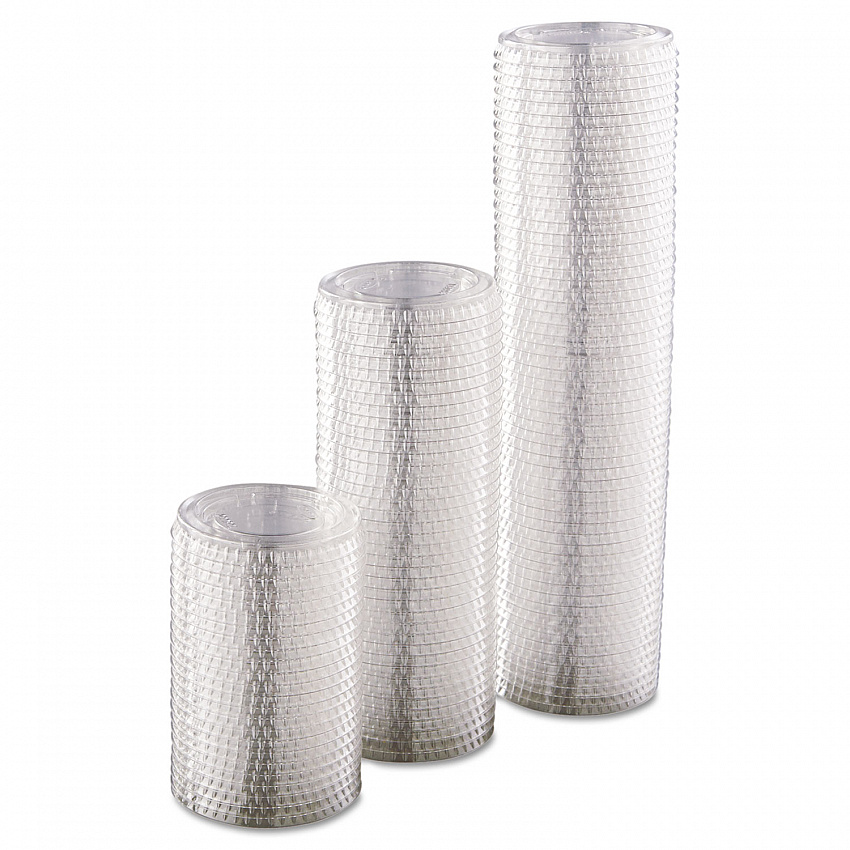 Portion/Souffle Cup Lids, Fits 1.5 oz to 2.5 oz Portion Cups, Plastic, Clear, 2,500/Carton (PL200N)