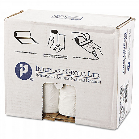 Low-Density Commercial Can Liners, 30 gal, 0.8 mil, 30