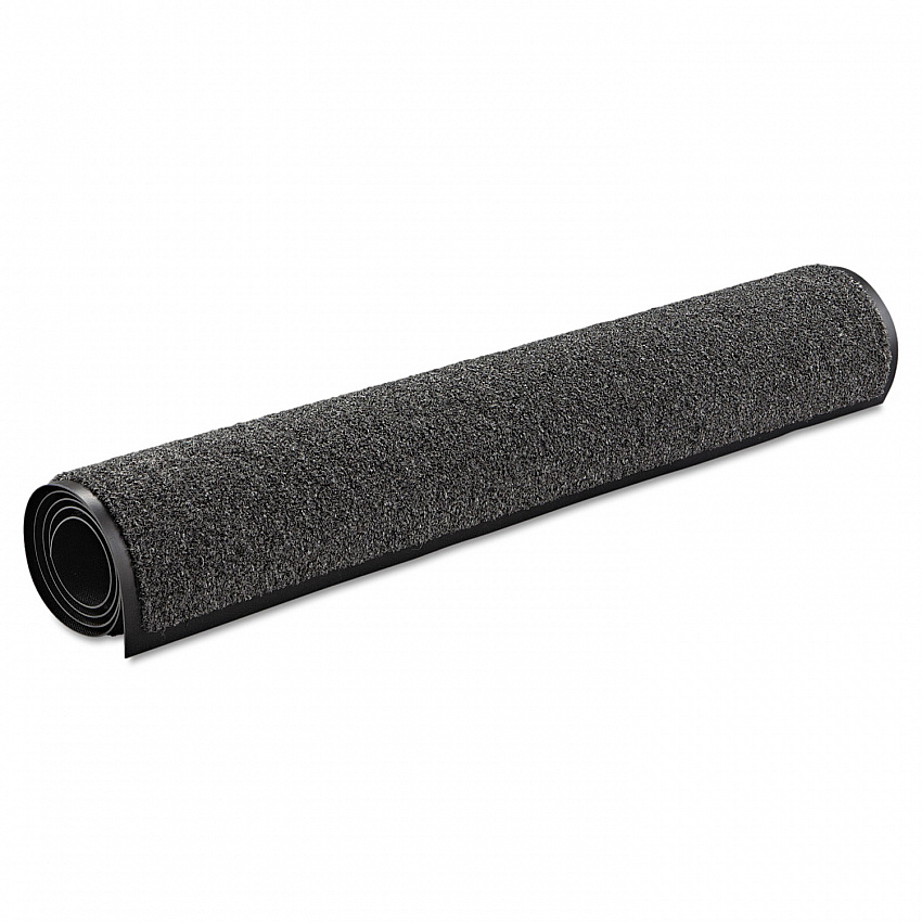 Rely-On Olefin Indoor Wiper Mat, Rectangular, Charcoal Gray Cut Pile Surface, 36" x 60" (GS0035CH)