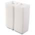 Dart Foam Hinged Lid Containers, 3-Compartment, 7.5 x 8 x 2.3, White, 200/Carton (80HT3R)
