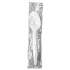 GEN Wrapped Cutlery, 5 7/8" Teaspoon, Mediumweight, Polypropylene, White, 1,000/Carton (MWSIW)
