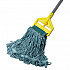 Super Stitch Blend Mop Head, Cotton/Synthetic, Medium,  Green, 6/Carton (D252GRE)