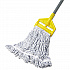Web Foot Premium Finish Mop Head, White, Med, Cotton/Synthetic, 1