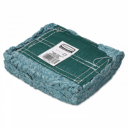 Super Stitch Blend Mop Head, Cotton/Synthetic, Medium,  Green, 6/Carton (D252GRE)