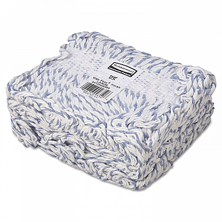 Web Foot Premium Finish Mop Head, Cotton/Synthetic, White, Large, 1