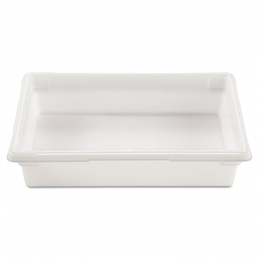 Food/Tote Boxes, 8.5 gal, 26 x 18 x 6, White, Plastic (3508WHI)
