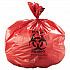 Low-Density Commercial Can Liners, Infectious Waste Biohazard, 45 gal, 1.3 mil, 40