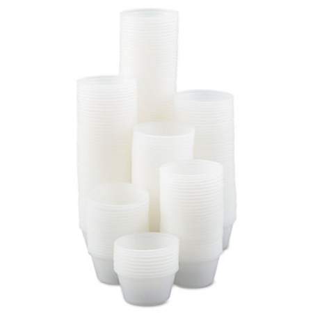 Dart Polystyrene Portion Cups, 2 oz, Translucent, 250/Bag, 10 Bags/Carton (P200N)