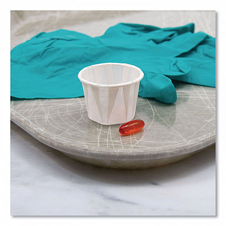 Paper Portion Cups, ProPlanet Seal, 1 oz, White, 250/Bag, 20 Bags/Carton (100)