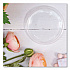 Non-Vented Cup Lids, Fits 10 oz to 14 oz Hot Cups/6 oz to 8 oz Food Containers/6 oz Bowls; Plastic, Clear, 1,000/Carton (12CLR)