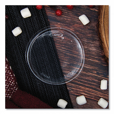 Non-Vented Cup Lids, Fits 10 oz to 14 oz Hot Cups/6 oz to 8 oz Food Containers/6 oz Bowls; Plastic, Clear, 1,000/Carton (12CLR)