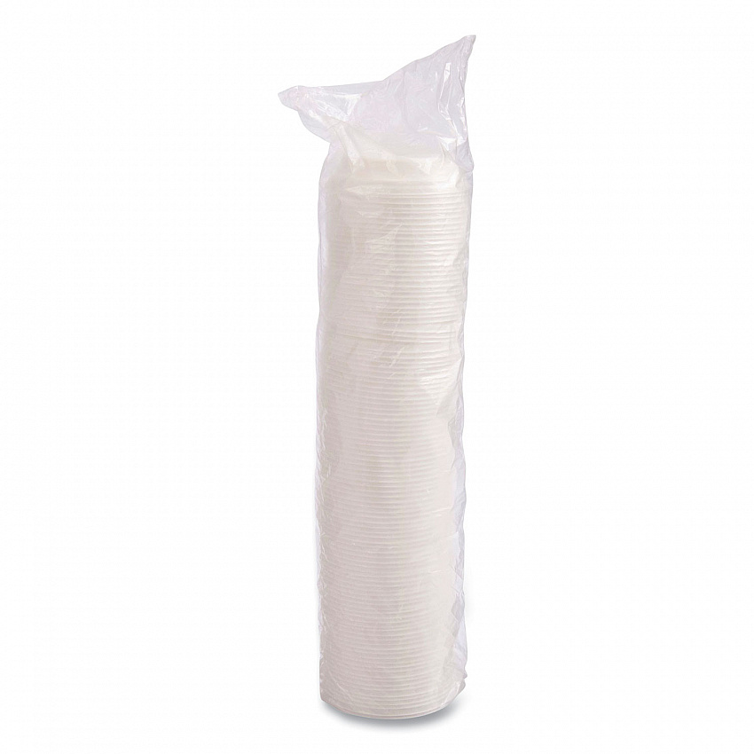 Cappuccino Dome Sipper Lids, Fits 12 oz Hot Cups, Plastic, White, 1,000/Carton (12EL)