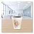 Cafe G Foam Hot/Cold Cups, 12 oz, Brown/Red/White, 1,000/Carton (12X16G)