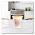 Cafe G Foam Hot/Cold Cups, 12 oz, Brown/Red/White, 1,000/Carton (12X16G)