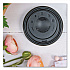 Cappuccino Dome Sipper Lids, Fits 12 oz to 24 oz Hot Cups, Plastic, Black, 100/Pack, 10 Packs/Carton (16ELBLK)