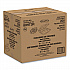 Foam Hinged Lid Containers, 3 Compartments, 7.5 x 8 x 2.3, White, 200/Carton (80HT3R)