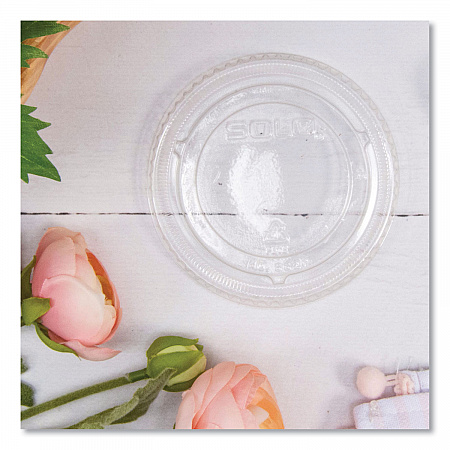 Non-Vented Cup Lids, Fits 9 oz to 22 oz Cold Cups, Plastic, Clear, 1,000/Carton (662TP)