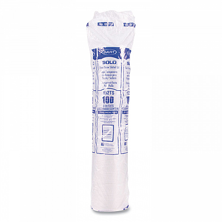 Straw-Slot Cold Cup Lids, Fits 9 oz to 20 oz Cold Cups, Plastic, Clear, 100/Pack (662TSPK)