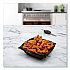 PresentaBowls Pro Black Square Bowls, 8 oz, 5 x 5 x 1.5, Plastic, 63/Bag, 8 Bags/Carton (B8SB)