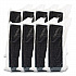 PresentaBowls Pro Black Square Bowls, 12 oz, 5 x 5 x 2, Black, Plastic, 63/Bag, 8 Bags/Carton (B12SB)