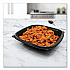 PresentaBowls Pro Black Square Bowls, 24 oz, 8.5 x 8.5 x 1.8, Plastic, 63/Bag, 4 Bags/Carton (B24SB)