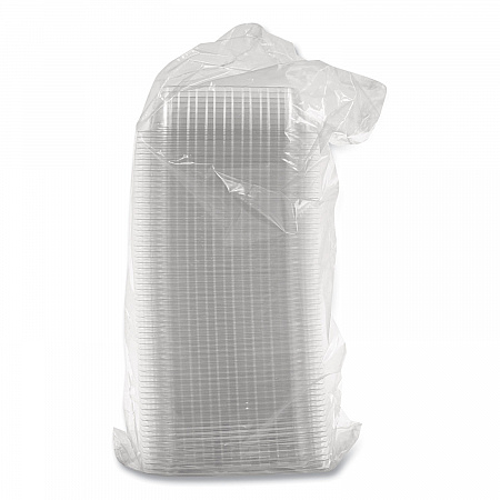 ClearPac Containers, 12 oz, 4.9 x 5.9 x 2, Clear, Plastic, 63/Pack, 16 Packs/Carton (C12DER)