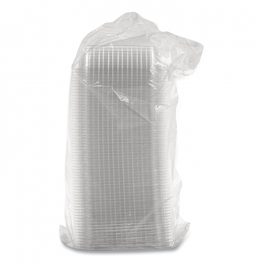 ClearPac Containers, 12 oz, 4.9 x 5.9 x 2, Clear, Plastic, 63/Pack, 16 Packs/Carton (C12DER)