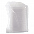 ClearPac Clear Container Lids, Dome, 6.5 x 7.5, Clear, Plastic, 63/Pack, 8 Packs/Carton (C32DDLR)