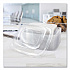 ClearPac Clear Container Lids, Dome, 6.5 x 7.5, Clear, Plastic, 63/Pack, 8 Packs/Carton (C32DDLR)
