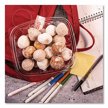 ClearPac Containers, 32 oz, 9.4 x 6.8 x 2.1, Plastic, 63/Pack, 8 Pack/Carton (C32DER)