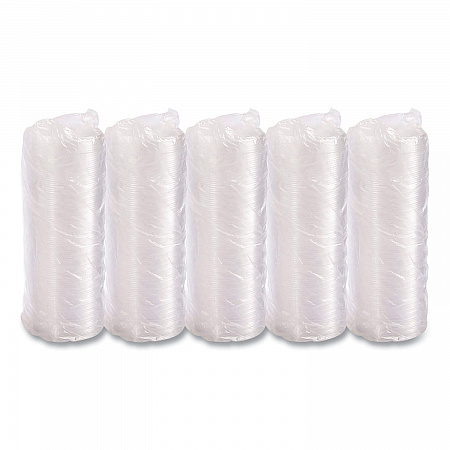 Non-Vented Cup Lids, Fits 32 oz/44 oz Hot Cups, Plastic, Clear, 500/Carton (32CLR)