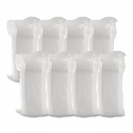 ClearPac Containers, 24 oz, 6.5 x 7.5 x 2, Clear, Plastic, 63/Pack, 8 Pack/Carton (C24DER)