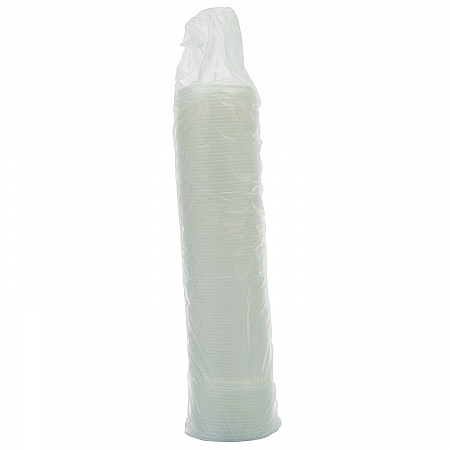 Non-Vented Cup Lids, Fits 6 oz Hot Cups/2 oz to 4 oz Food Containers, Plastic, Translucent, 1,000/Carton (6JLNV)