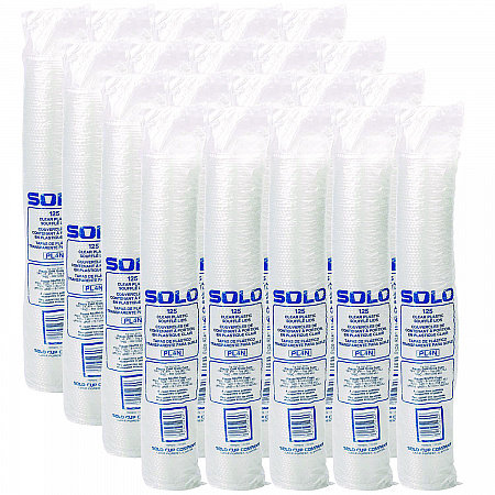 Portion/Souffle Cup Lids, Fits 3.25 oz to 9 oz Portion Cups, Plastic, Clear, 125/Pack, 20 Packs/Carton (PL4N)