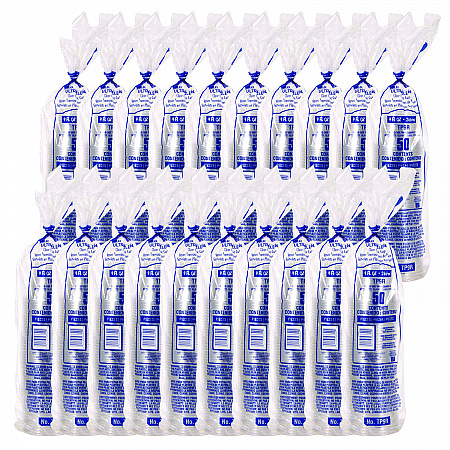 Ultra Clear PET Cups, Squat, 9 oz, Plastic, 50/Bag, 20 Bags/Carton (TP9R)