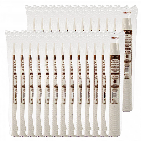 Thermoguard Insulated Paper Hot Cups, 8 oz, White Sustainable Forest Design, 40/Pack (DWTG8WPK)