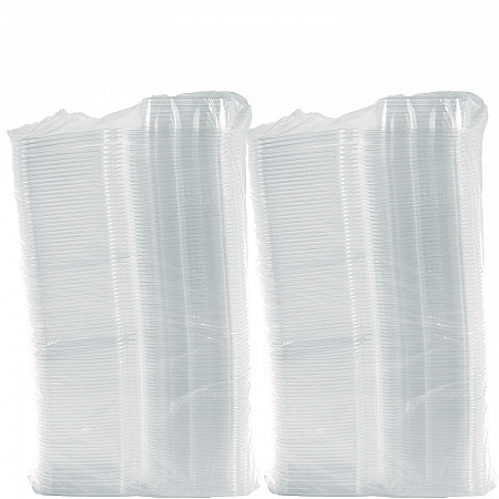 ClearPac SafeSeal rPET Tamper-Resistant Container, ProPlanet Seal, Flat Lid, 24 oz, Clear, 100/Bag, 2 Bags/Carton (CH24DEF)