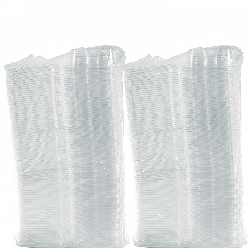 ClearPac SafeSeal rPET Tamper-Resistant Container, ProPlanet Seal, Flat Lid, 24 oz, Clear, 100/Bag, 2 Bags/Carton (CH24DEF)