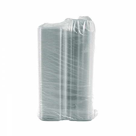 ClearPac SafeSeal Tamper-Resistant/Evident Containers, Domed Lid, 32 oz, Clear, Plastic, 100/Bag, 2 Bags/Carton (CH32DED)