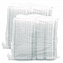ClearSeal Hinged-Lid Plastic Containers, 8.25 x 8.25 x 3, Clear, Plastic, 125/Pack, 2 Packs/Carton (C90PST3)