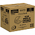 ClearSeal Hinged-Lid Plastic Containers, 8.25 x 8.25 x 3, Clear, Plastic, 125/Pack, 2 Packs/Carton (C90PST3)