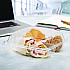 ClearSeal Hinged-Lid Plastic Containers, 8.25 x 8.25 x 3, Clear, Plastic, 125/Pack, 2 Packs/Carton (C90PST3)