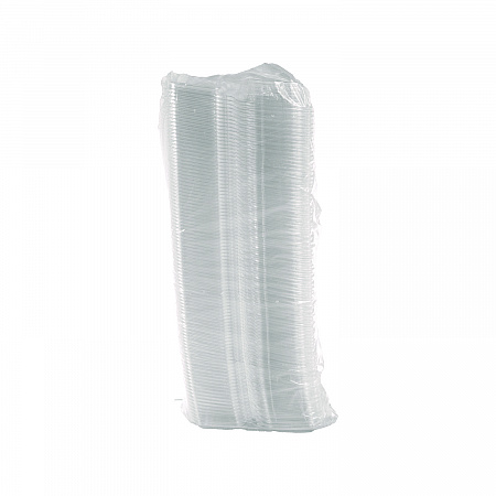 ClearPac SafeSeal Tamper-Resistant/Evident Containers, Domed Lid, 8 oz, Clear, Plastic, 100/Bag, 2 Bags/Carton (CH8DED)