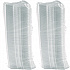 ClearPac SafeSeal Tamper-Resistant/Evident Containers, Domed Lid, 8 oz, Clear, Plastic, 100/Bag, 2 Bags/Carton (CH8DED)