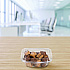 ClearPac SafeSeal Tamper-Resistant/Evident Containers, Domed Lid, 8 oz, Clear, Plastic, 100/Bag, 2 Bags/Carton (CH8DED)
