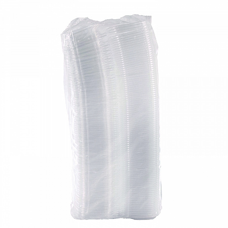 ClearPac SafeSeal Tamper-Resistant/Evident Containers, Flat Lid, 8 oz, Clear, Plastic, 100/Bag, 2 Bags/Carton (CH8DEF)