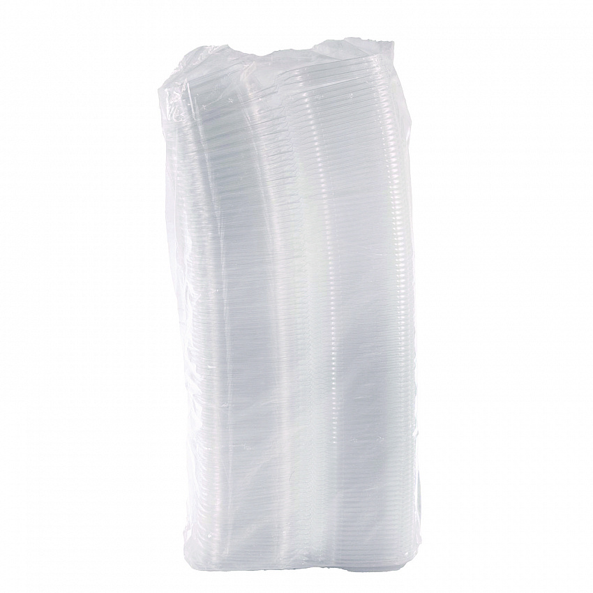 ClearPac SafeSeal Tamper-Resistant/Evident Containers, Flat Lid, 8 oz, Clear, Plastic, 100/Bag, 2 Bags/Carton (CH8DEF)