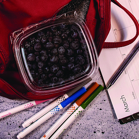 ClearPac SafeSeal Tamper-Resistant/Evident Containers, Flat Lid, 8 oz, Clear, Plastic, 100/Bag, 2 Bags/Carton (CH8DEF)