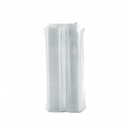 ClearPac SafeSeal Tamper-Resistant/Evident Containers, Domed Lid, 12 oz, Clear, Plastic, 100/Bag, 2 Bags/Carton (CH12DED)