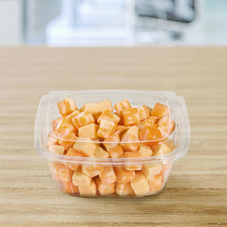 ClearPac SafeSeal Tamper-Resistant/Evident Containers, Domed Lid, 12 oz, Clear, Plastic, 100/Bag, 2 Bags/Carton (CH12DED)